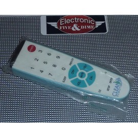 Clean Remote   CLEAN REMOTE CR1 Universal TV Remote Control, Spillproof - Pack Of 5