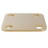 Guitar neck joint plate 46.6mm x 50mm in gold including