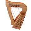 6 String Muzikkon Harps with strings and tuning key -