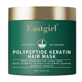 Deep Conditioning Treatment with Hydrolyzed Collagen Conditioner 4-Protein & Ginseng Repair Mask for Dry Damaged Frizzy Hair, with Moroccan & Jojoba Oils, 11 fl oz