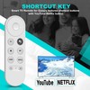 QIQIAZI Replacement Remote for Google Chromecast 4k Snow Streaming Media