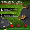 6 Blade Discs Compatible with Segway Navimow H-Series H500E, H800E,