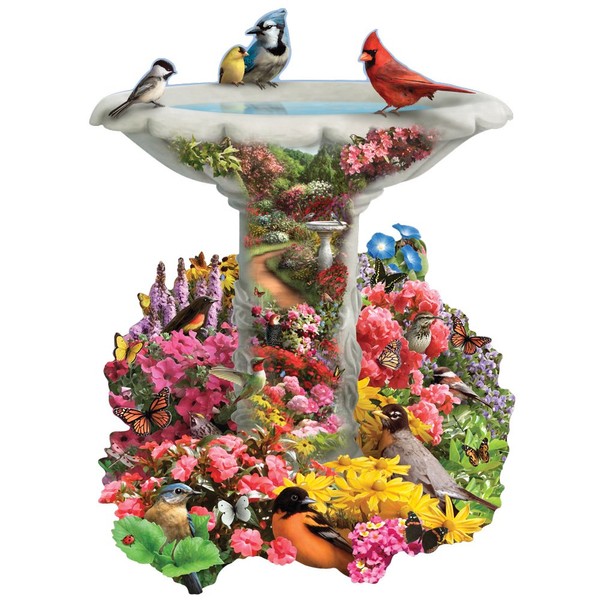 Bits and Pieces - 750 Piece Shaped Puzzle - Garden