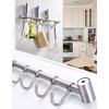 eForwish 304 Stainless Steel Kitchen Utensil Racks with 7 Sliding