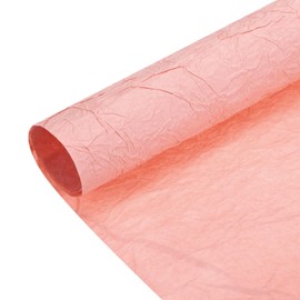 MECCANIXITY Flower Wrapping Paper, 10 Roll Waterproof Bouquet Crepe Paper Streamer Sheet for Crafts Birthday Gift Florist Packing Party (Pink, 23.6 x 23.6 Inch)
