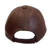 100% Real Genuine Lambskin Leather Baseball Cap Hat Sports Visor