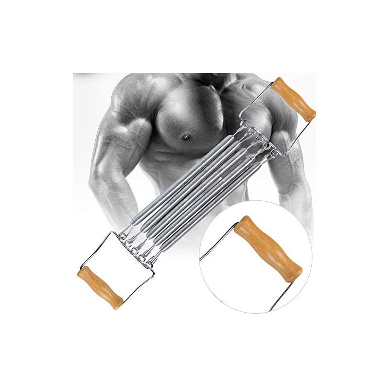 Keenso Fitness Chest Developer Expander, 5 Spring Chest Expander Pull