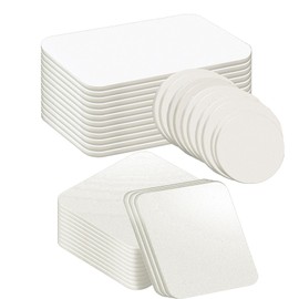 Gekamoyue Double Sided Sticky Tape 30 Pcs, Strong Double Sided Sticky Pads, Square (40mm x 40 mm) & Round (25mm) & Rectangle (50mm x 30 mm), for Home, Office, Car, School
