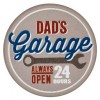 Dad's Garage Always Open 24 hours 4 3/4" Magnet Sign Fathers Day Free Ship NEW
