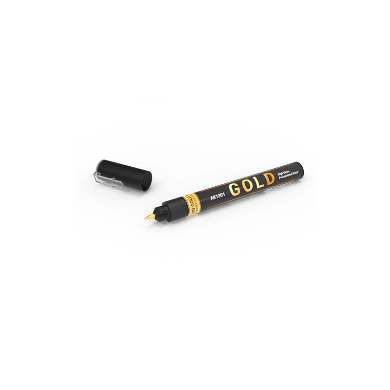 AK Interactive AK1301 Metallic Liquid Marker - Gold