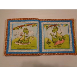 Unbranded 'A Jungle Story'  Soft, Washable, Cloth Book for Baby / Toddler