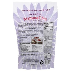 Mamma Chia, Organic Chia Seeds, 340g (12oz) / Mamma Chia (마마 치아), 유기농 치아 씨, 340g(12oz)