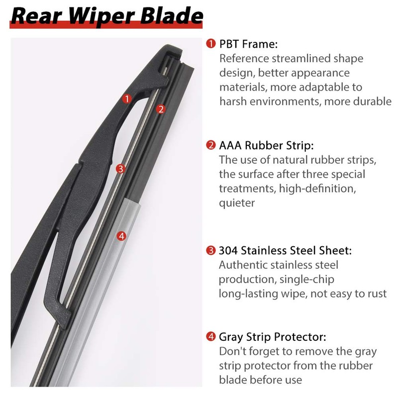 15277756 Replacement for GMC Yukon 2007-2014 Rear Windshield Back Wiper