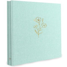 Holoary Photo Album 4x6 500 Photos 5 Pictures Per Page, 500 Pockets 4”x6” Picture Album, Linen Fabric Cover Big Picture Book for Photos, 4x6 Photo Albums for Family Weddings Travel Memories(Green)