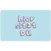 Inkognito 68015 Breakfast Board with German Text "Du (You, Occasion:")
