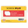 School Smart Unruled Index Cards, 4 x 6 Inches, White,