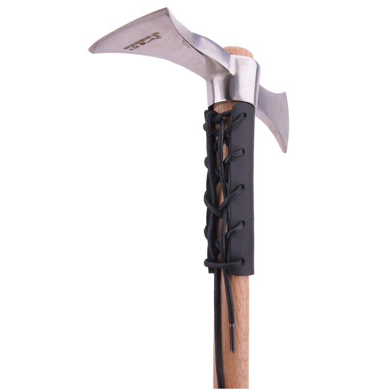 Leather Axe Handle Protection Covers, Axe Handle Collar Protector (Black