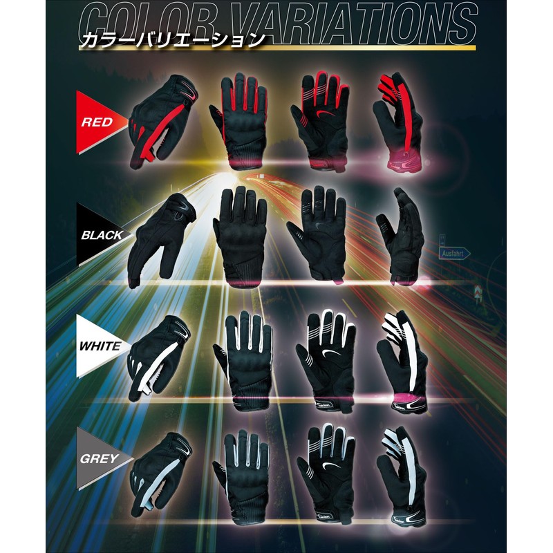 Kaedear KDR-RC-GL3W Motorcycle Gloves Winter Thermal Motorcycle Gloves (L, Green)