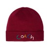 Coach Women's Embroidered with Beanie Box Set, Berry