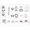 Stainless Steel Chrome Horizontal Tiled Shower Tray Waste - Rainy