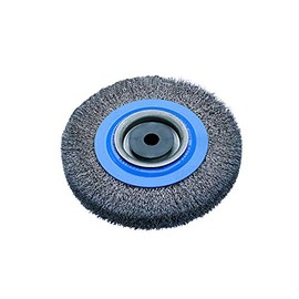 Walter Surface Technologies Bench Grinding Brush- Crimped ST/ST 6" x 3/4" x 1/2" to 1-1/4" Max RPM 6,000