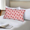 Strawberry Long Pillow Cases King Size Pillow Covers with Zipper,Spring