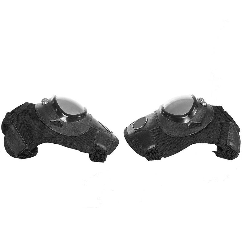 2 Pcs Stainless Steel Motorcycle Motocross ATV Adults Knee Pads