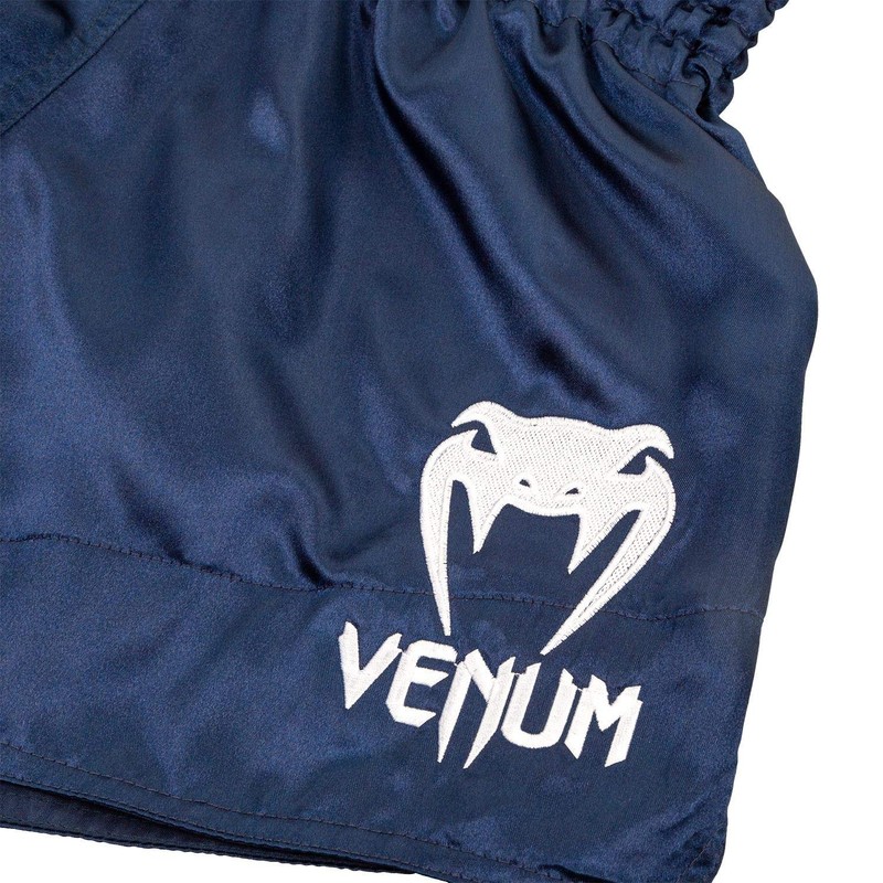 Venum Pantalones Cortos Muay Thai Classic Azul G Unisex Adulto