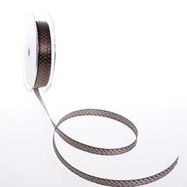 Ribbon with Tooth Pattern – Brown – 10 mm – 20 m – 8244 88