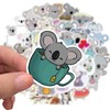 50 Cute Koala Stickers for Kids - Waterproof Vinyl Pack