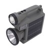 Solar Flashlight Handheld LED Spot Light Flashlight with Dual Side