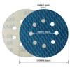 5 Inch 8 Hole Diamond Shape Sanding Discs，400 Grit, 50