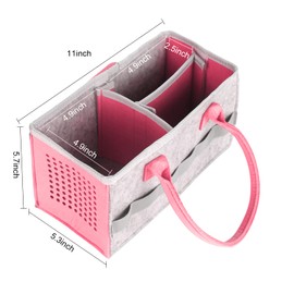 Shudyear Carry case for Toniebox Starter Set and Accessories Storage Bag,Felt Organizer Bag for Toniebox Audio Player and Figurine,Travel Carrying Bag for Toniebox & Accessories