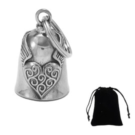 fKiZanthene Guardian Bell for Motorbikes, Gremlin Bell Lucky Charm with Easy Installation, Suitable for Motorcycle & Bicycle