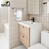 Brushed Nickel Towel Rack Grab Bar Combo, Zepolu Stainless Steel