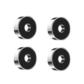 ANGEEK 6001-2RS 6001RS Ball Bearings 12 mm x 28 mm x 8 mm, Pre-Lubricated, Double Seal, 6001RS Deep Groove Ball Bearings, Pack of 4
