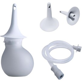 wellspect healthcare Navina Mini Start Set - Enema de bajo volumen, sistema de irrigación para alivio instantáneo - Cómodo, discreto y reutilizable - Incluye pera de agua de 185 ml, extensión