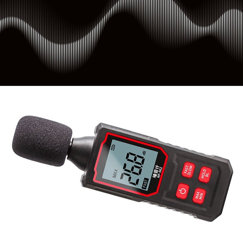 Decibel Meter High Accuracy Quick Response Noise Tester LCD Backlit