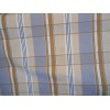 MUSTARD GREY GOLD BLACK CREAM CHECK PLAID COTTON UPHOLSTERY FABRIC