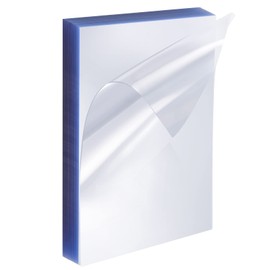 Juvale 100 Pack Clear Presentation Covers for Binding, Letter Size 10 Mil Plastic Sheets for Reports, Presentations, Awards, Books (8.5 x 11 in)