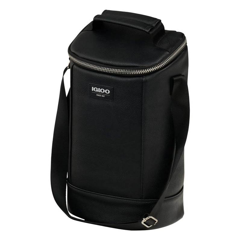 Igloo Luxe Collection Beverage Tote, MaxCold Insulation, Removable Divider, Metallic