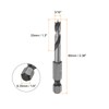 sourcing map 2pcs Brad Point Drill Bits 3/16" Dia 1/4"