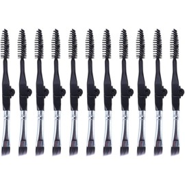 10 Piezas Cepillo Plegable Doble, Maquillaje Diario, Negro