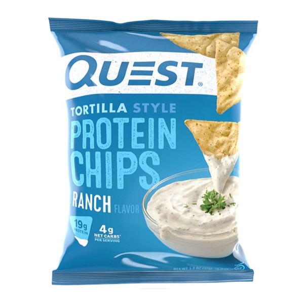 Quest Tortilla Style Protein Chips - Ranch 32g (Expiry 24.04.2024)