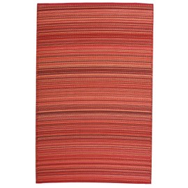 Fab Habitat Reversible Rugs | Indoor or Outdoor Use | Stain Resistant, Easy to Clean Weather Resistant Floor Mats | Cancun - Sunset, 8' x 10'