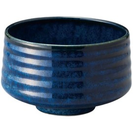 Ale-net Matcha Bowl, 4.7 x 4.7 inches (12 x 12 cm), Ruri Crystal Matcha Bowl, Matcha Bowl, Ceramic, Mino Ware, Made in Japan