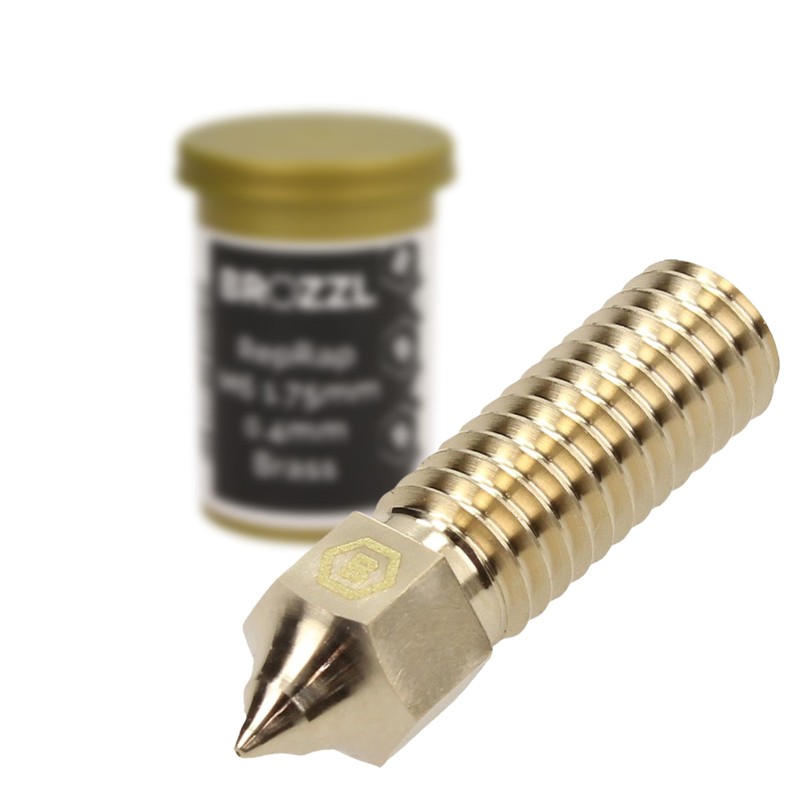 BROZZL Brass Nozzle 1.0 mm Suitable for Creality K1 and