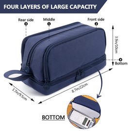 TZEKING Federmäppchen Große Kapazität,4 Fächer Pencil Cases,Mäppchen Mädchen Teenager,Pencil Case,Mäppchen Reißverschluss,Mädchen Mäppchen,Langlebig Federtaschen,Schreibwaren Stifttasche Tragbare