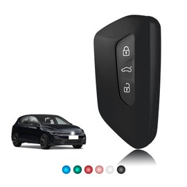 TOOMUME Key Case TPU Glossy Transparent Car Key Cover Fits VW Volkswagen Cupra Formentor Born Golf 8 Seat Leon MK4 Ibiza Ateca Skoda Kodiaq Fabia Enyaq Octavia