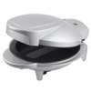 Brentwood TS-255 Non-Stick Electric, Silver Omelet Maker 5.75"x 9.5"x 11".